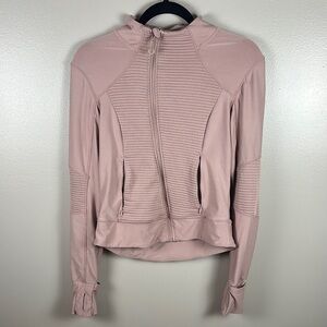Mondetta Pink Jacket with Ribbed Texture